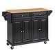 preview thumbnail 18 of 35, Simple Living Georgia Kitchen Cart