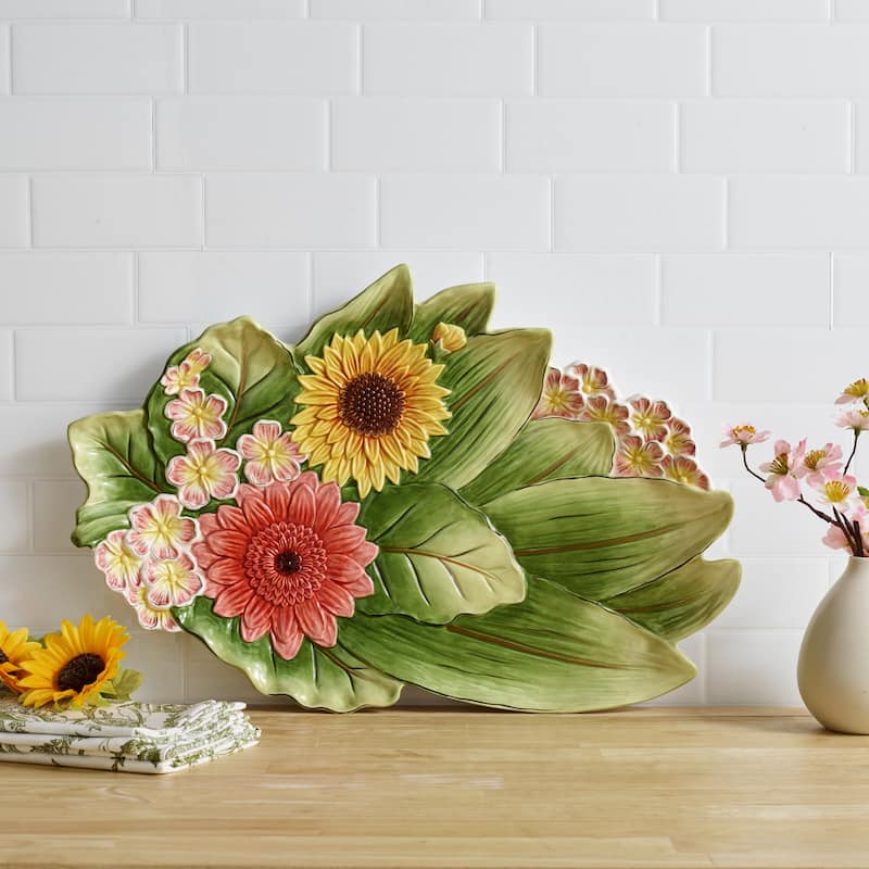 Fitz and Floyd Provence Large Platter, 18.75 Inch