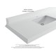 preview thumbnail 111 of 128, Willow Collections 36 in x 22 Aberdeen Freestanding Left Offset Sink Bathroom Vanity with Quartz or Marble Countertop