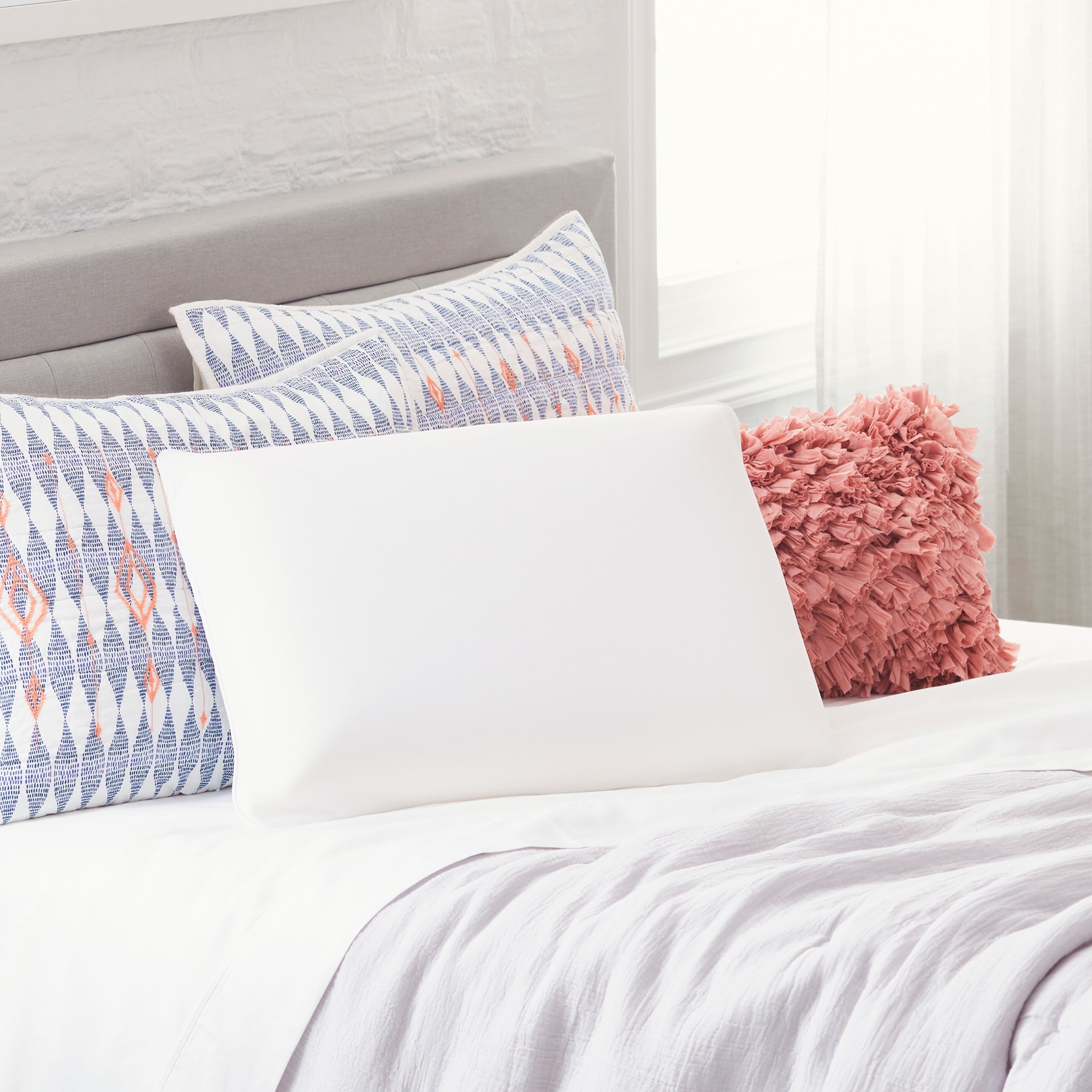 Memory foam pillow bed bath clearance