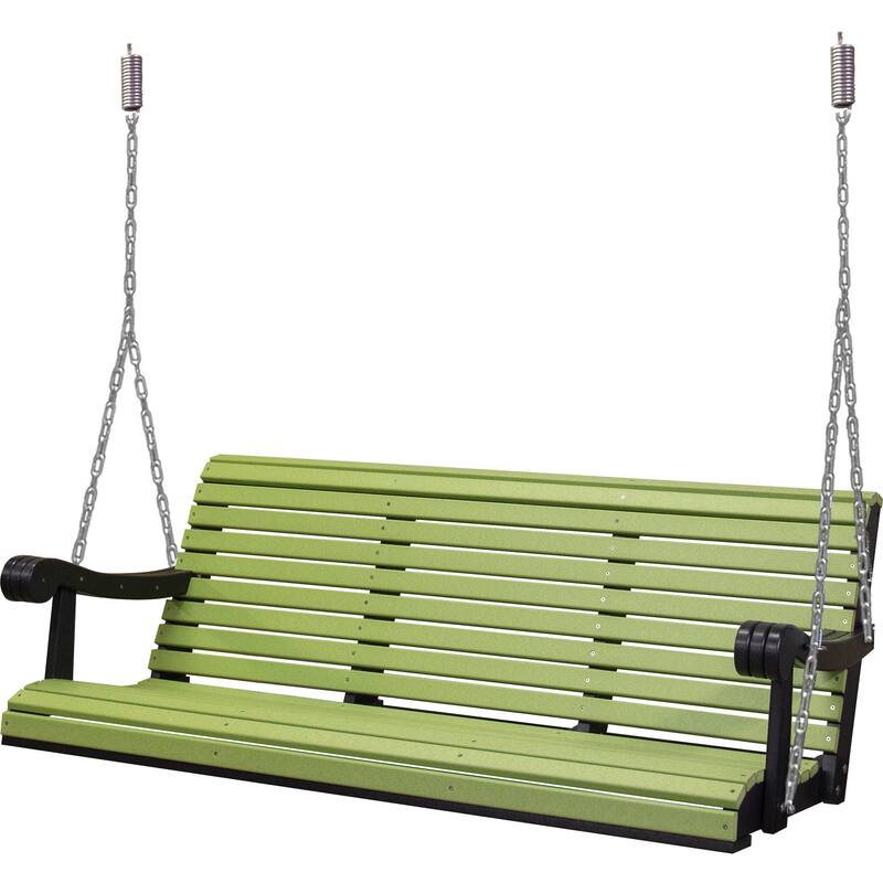 Poly Lumber 5' Grandpa Swing - 5' - Lime Green and Black