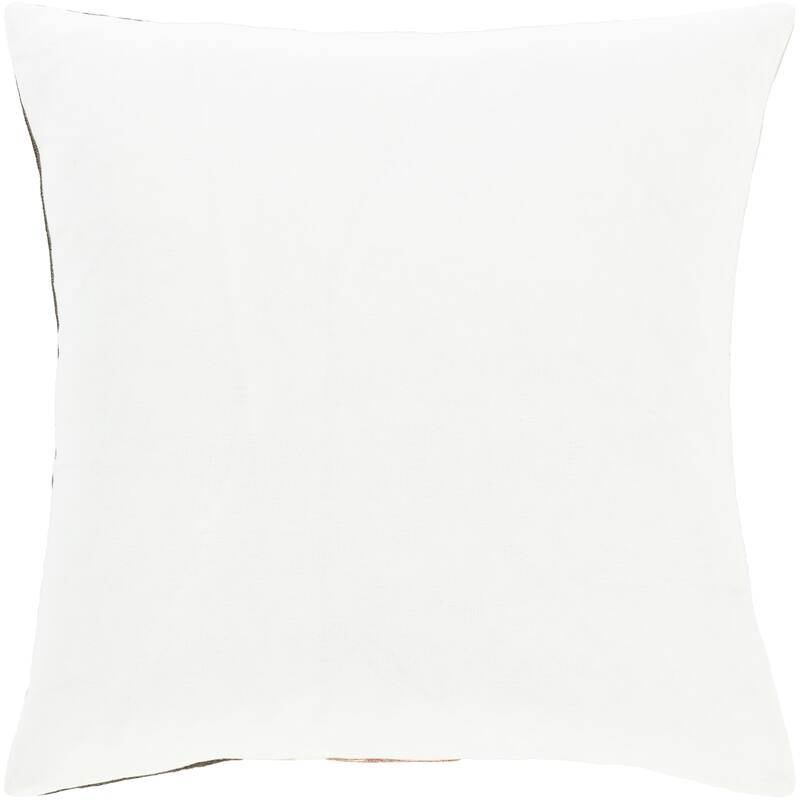 Lena Modern Hand-Embroidered 20-in Poly or Feather Down Throw Pillow