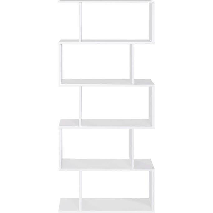 Five layer simple household black bookshelf