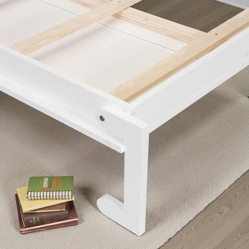 Queen Size Murphy Bed with Desk, Flip-Up Vanity & Cabinets, Space-Saving Wall Bed with Storage for Bedroom & Guest Room