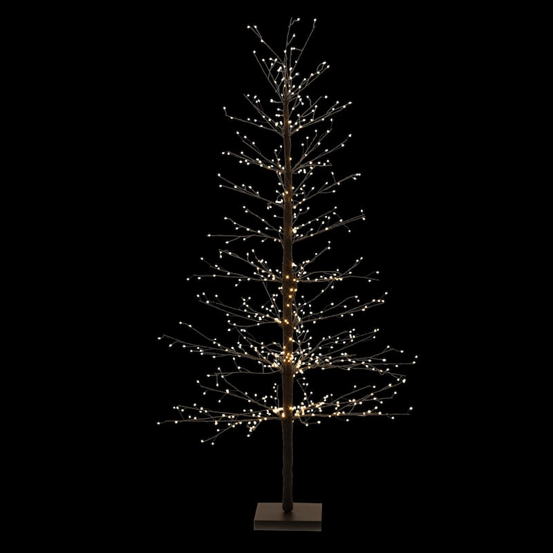 Black LED Twig Tree 5'H - N/A
