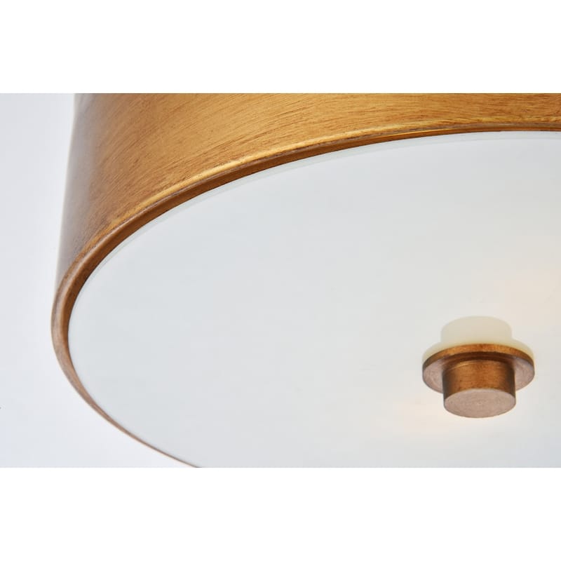 Ivy Court 2-light 12-inch Flush Mount Ceiling Light with White Shade