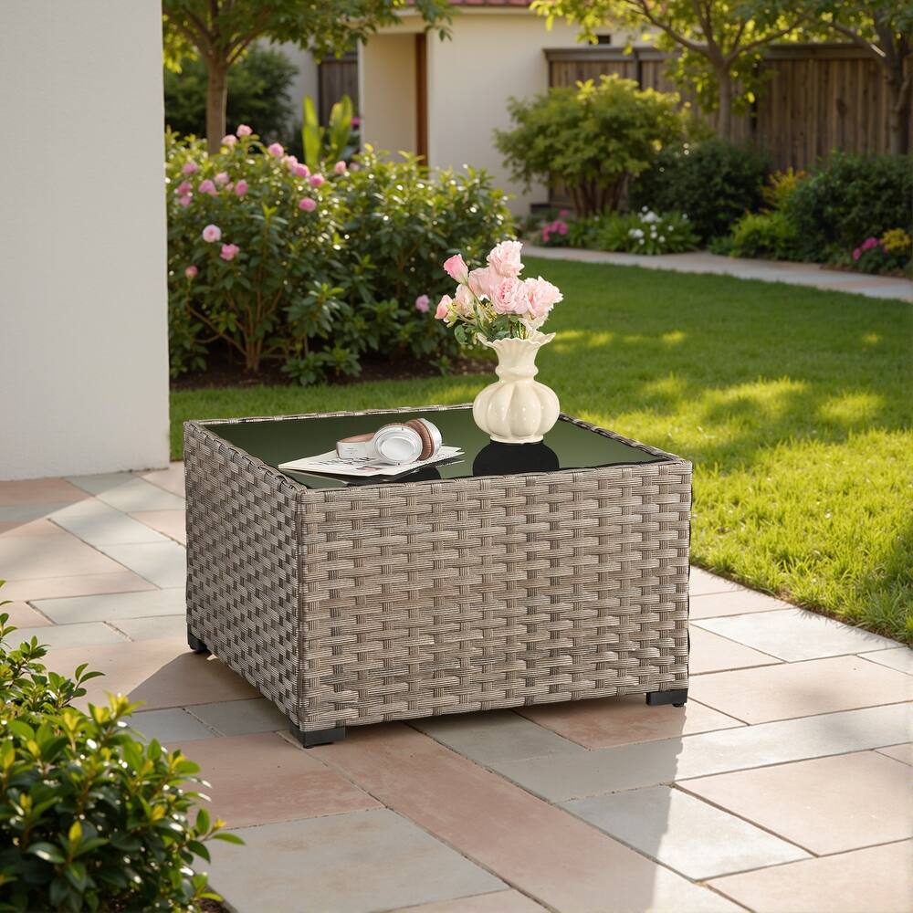 ​​OVIOS Square Umbrella Coffee Table​​