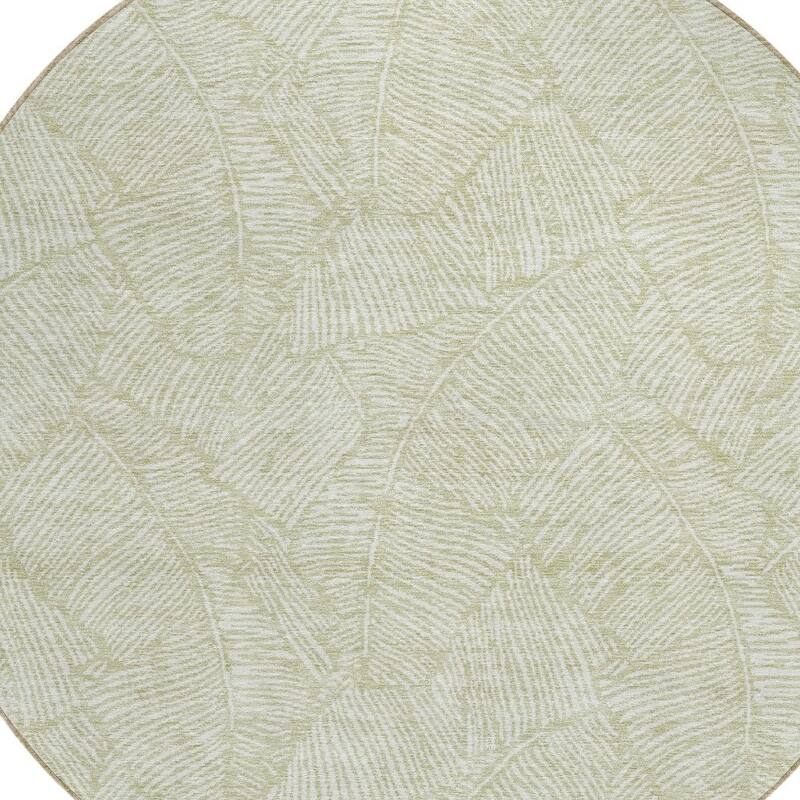 HomeRoots Floral Transitional Rectangle Outdoor Rug