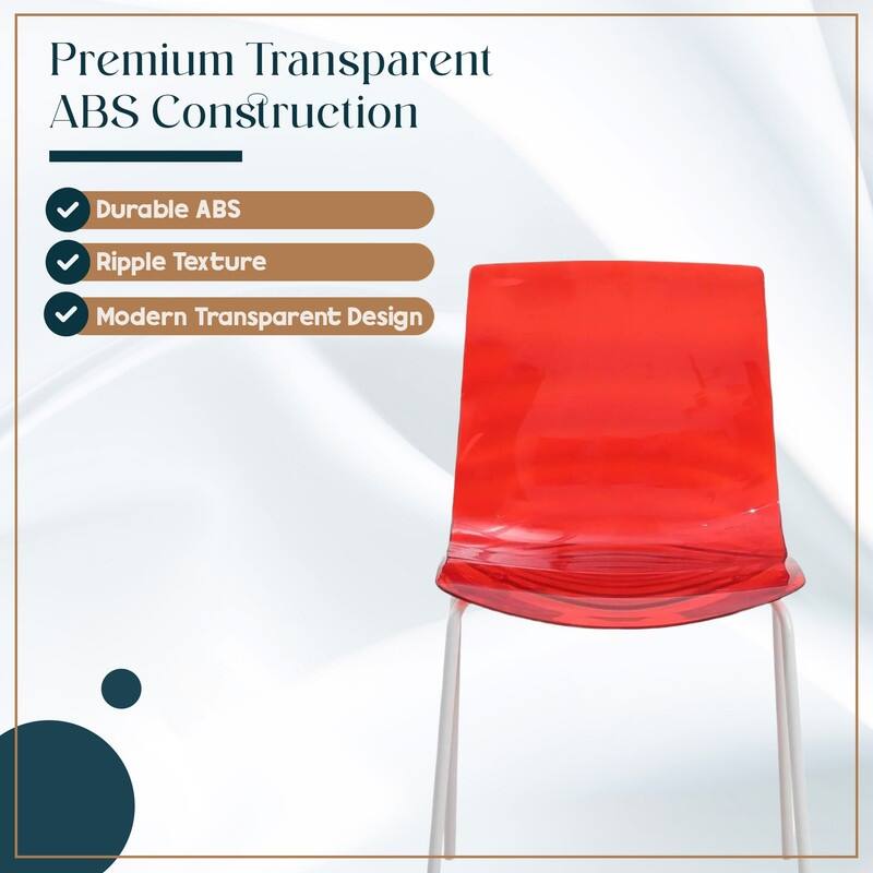 ABS Plastic Dining Chair with Stainless Steel Base Astor Series