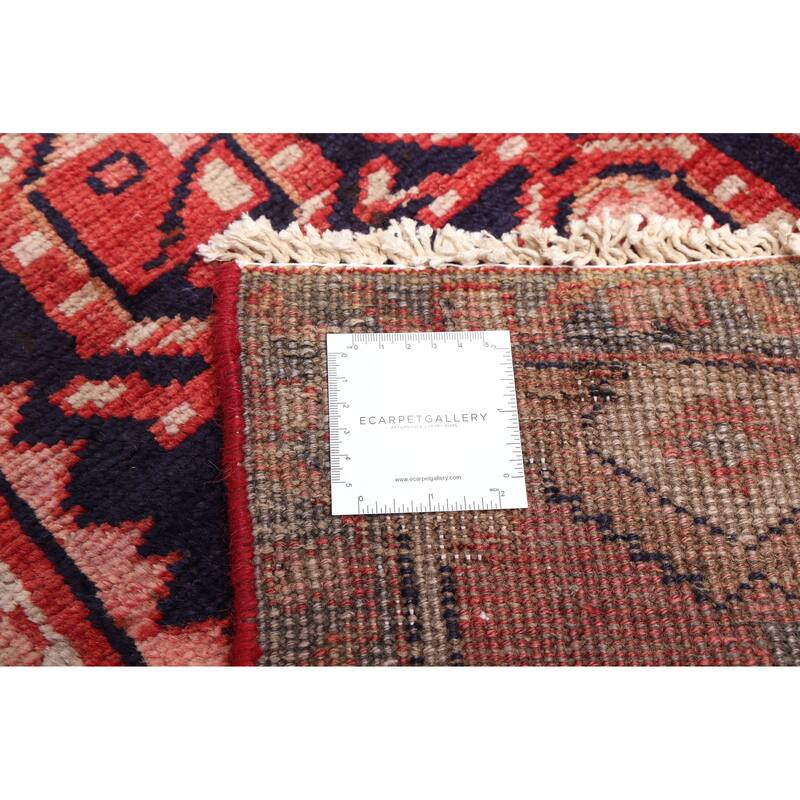 ECARPETGALLERY Hand-knotted Andelz Dark Navy Wool Rug - 3'8 x 10'8