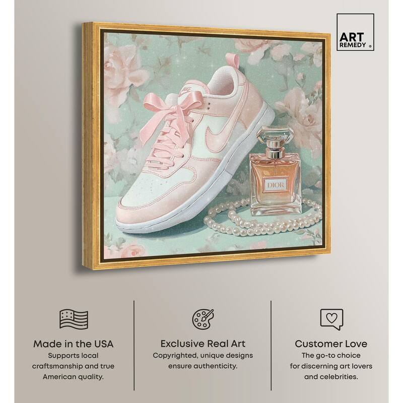 Petite and Cute Sneaker Canvas by Art Remedy