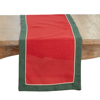 Banded Border Table Runner - 16"x72"