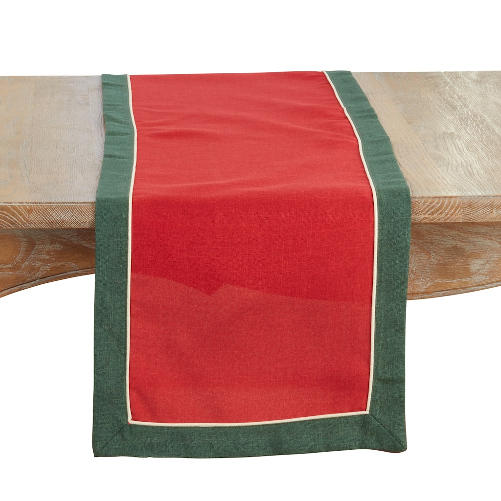 Banded Border Table Runner - 16"x72"