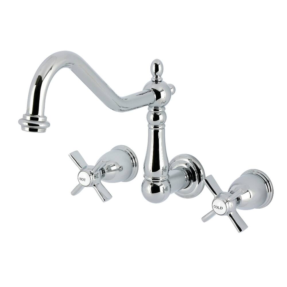 Kingston Brass Millennium Two-Handle Wall Mount Roman Tub Faucet