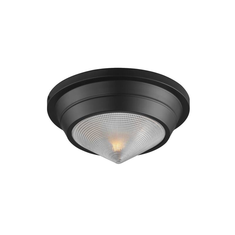 Maxim 10390 Hargreaves 10" Wide Flush Mount Ceiling Fixture - Black