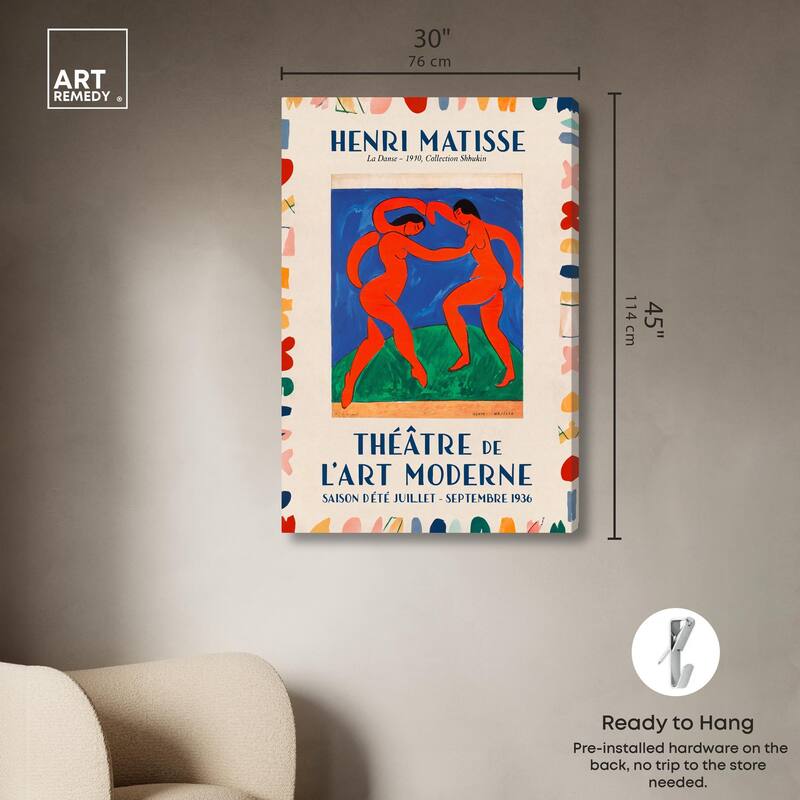 Dance by Henri Matisse by Art Remedy, Gallery Wrapped