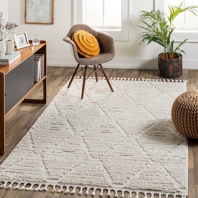 Livabliss Sherine Boho Textured Area Rug