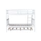 preview thumbnail 34 of 34, Twin/Full Size Bunk Beds with Trundle, Convertible Ladder and Guardrail