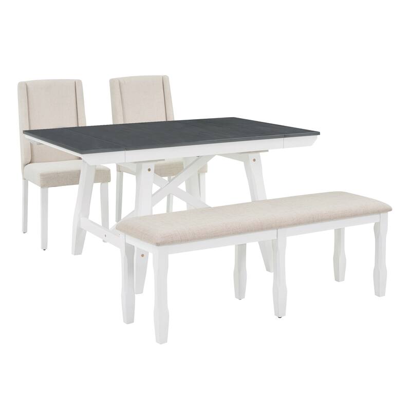 6-Piece Classic Dining Table Set