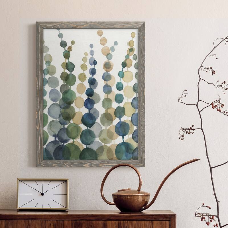 Pompom Botanical I Premium Framed Canvas - Ready to Hang