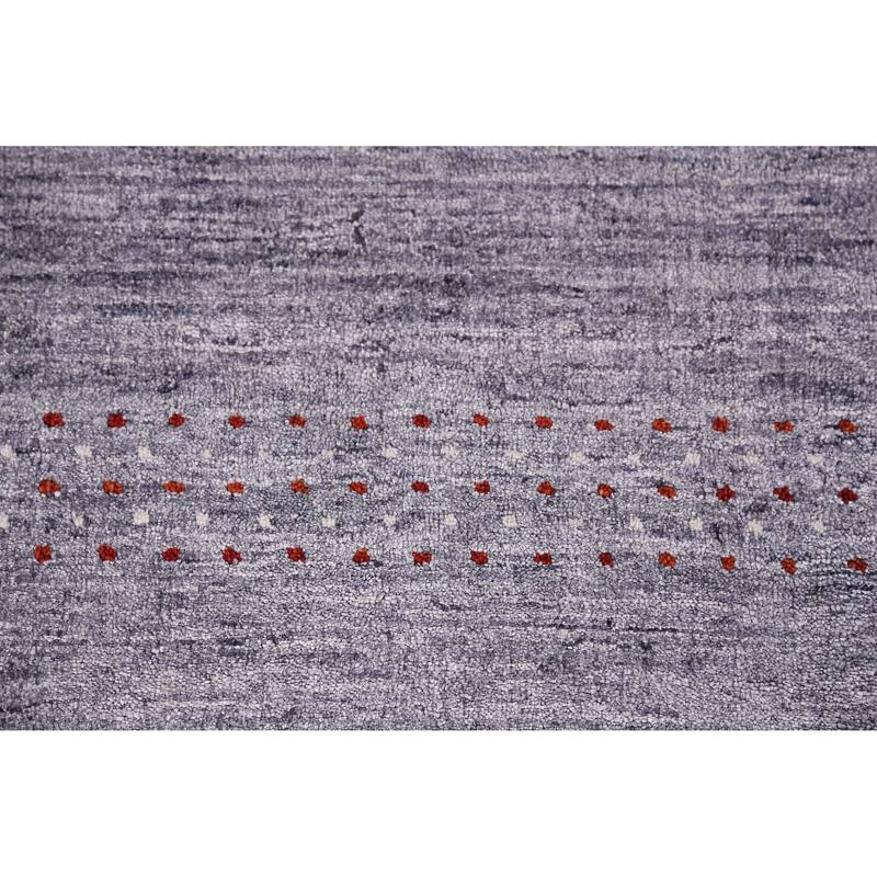 Hand Knotted Oriental 100% Wool Carpet Tribal Animal Pictorial Multi-Colored Gabbeh Area Rug - 7' 6'' X 5' 4''