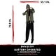 preview thumbnail 5 of 10, Haunted Hill Farm Life-Size Animatronic Zombie with Lights and Sound, Indoor or Covered Outdoor Halloween Decoration