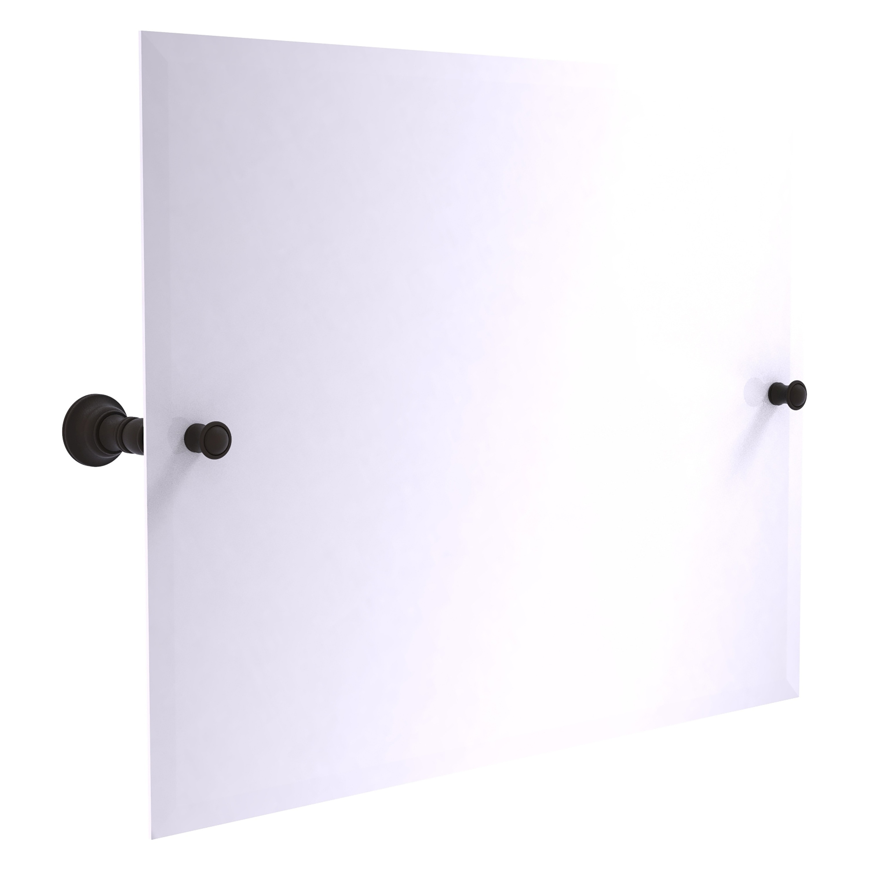 Allied Brass Carolina Collection Frameless Landscape Rectangular Tilt Mirror with Beveled Edge