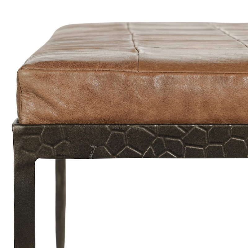 Classic Home Malo Leather 28" Bench