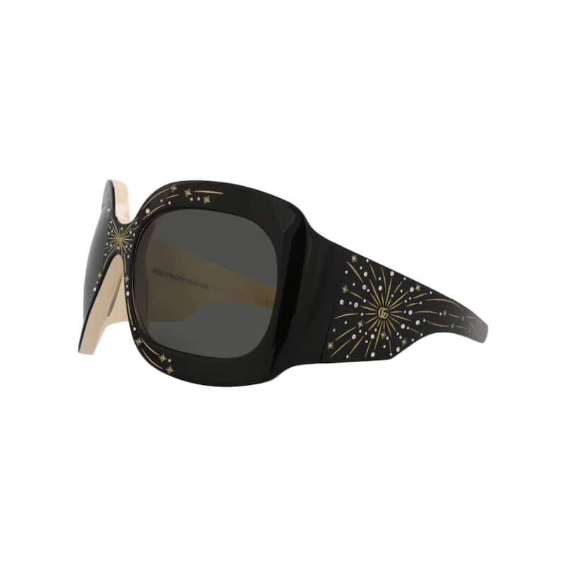 Gucci Shield-Frame Acetate Sunglasses