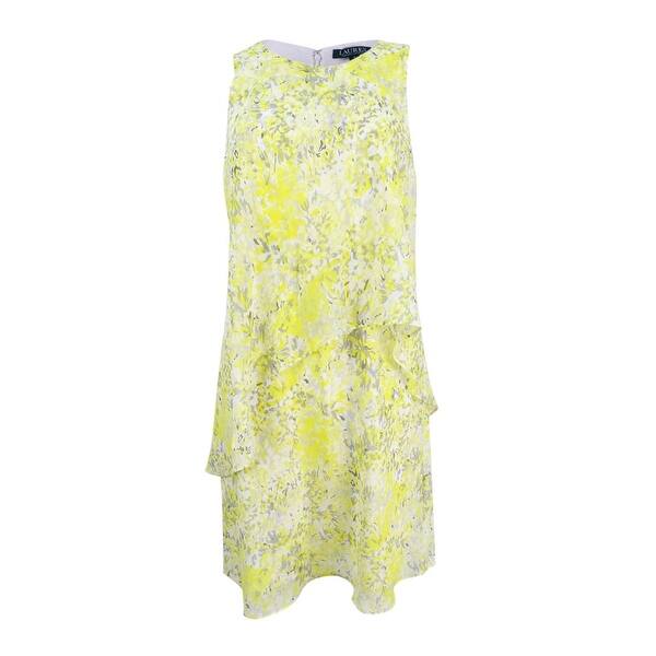 Shop Lauren By Ralph Lauren Women S Floral Print Dress Colonial
