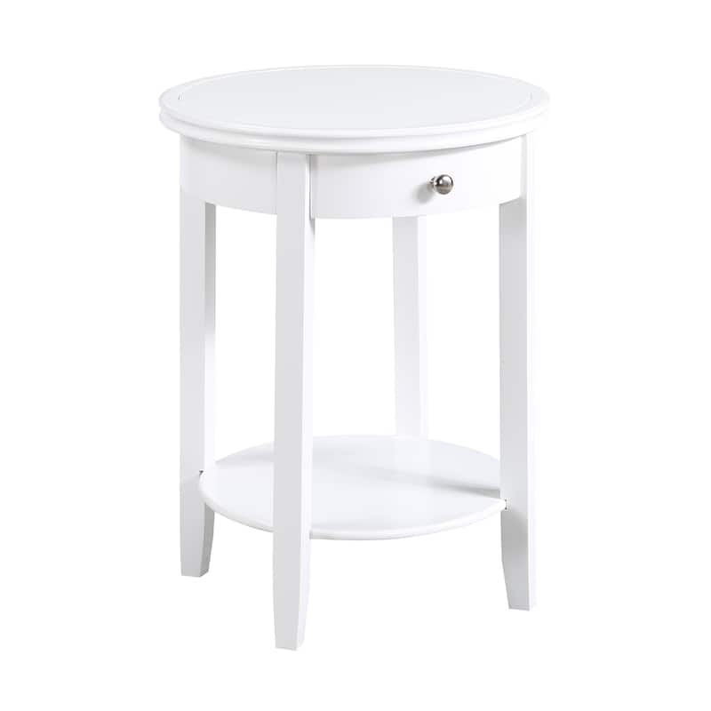 Convenience Concepts American Heritage Baldwin 1 Drawer End Table with Shelf