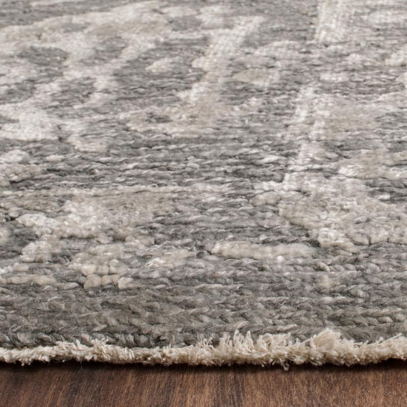 SAFAVIEH Couture Hand-knotted Centennial Johanne Modern Abstract Silk Rug