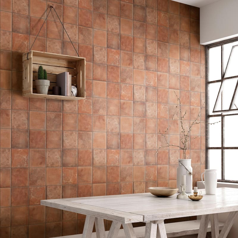 Merola Tile Americana Boston North 8-3/4" x 8-3/4" Porcelain Floor and Wall Tile