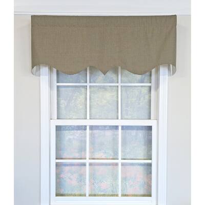 RLF Home Palermo Pin Check Regal Valance
