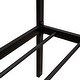 preview thumbnail 9 of 7, Black Metal House Bed with Trundle for Kids