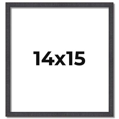 14x15 Frame Brown Solid Wood Picture Frame - Complete Modern Photo