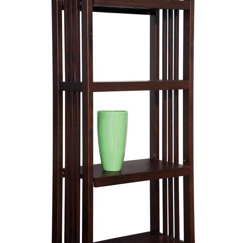 Boutwell Classic Mission 4-shelf 60-inch H Bookcase
