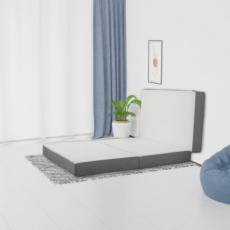 Folding Mattress, 3", 4" & 5" Gel Memory Foam Portable Tri-fold Mattress.