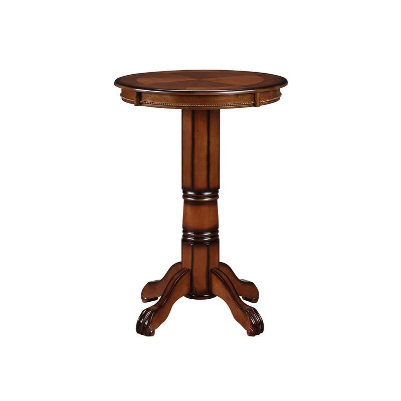 Florence 30-inch Round Wood Pub Table