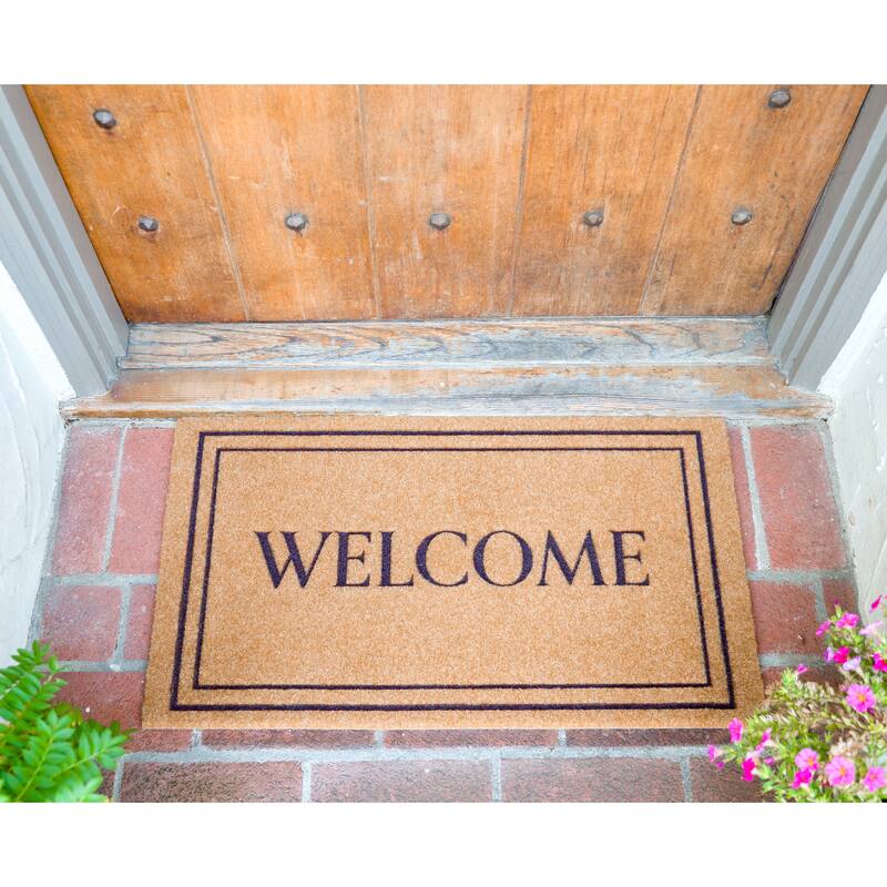 Ecocoir Synthetic Doormat, Brown