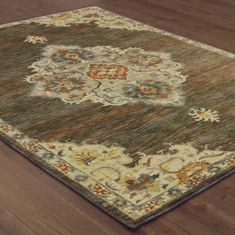 Vista Home Claude Overscale Medallion Area Rug