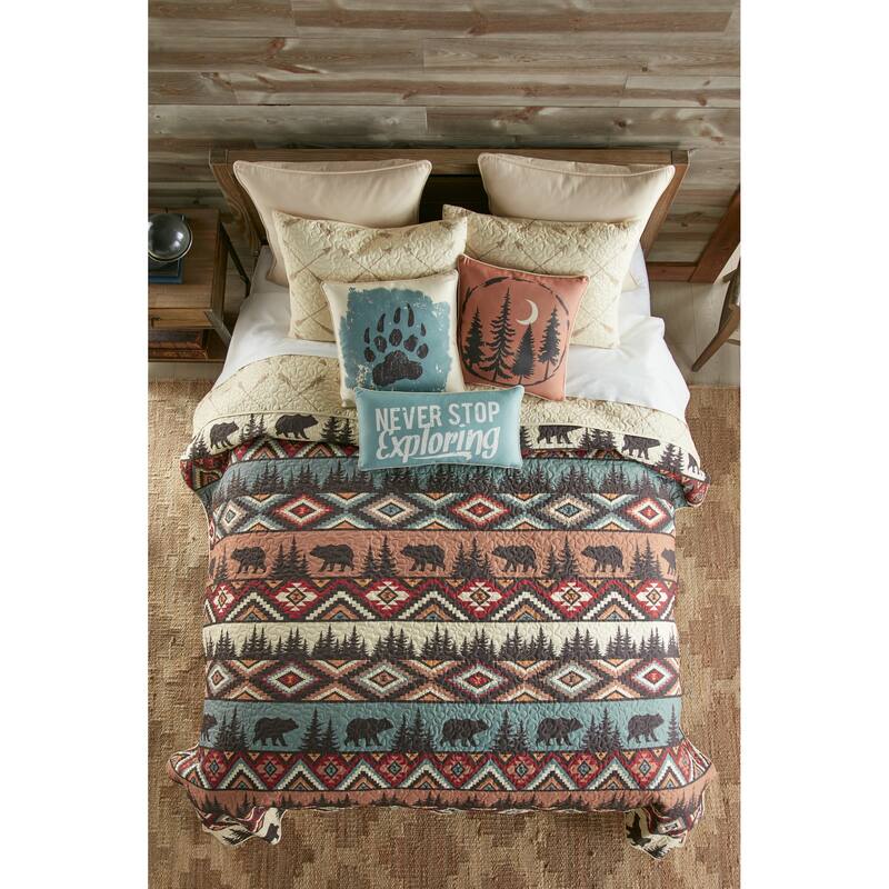 Bear Totem 3 PC Quilt Set from Your Lifestyle by Donna Sharp