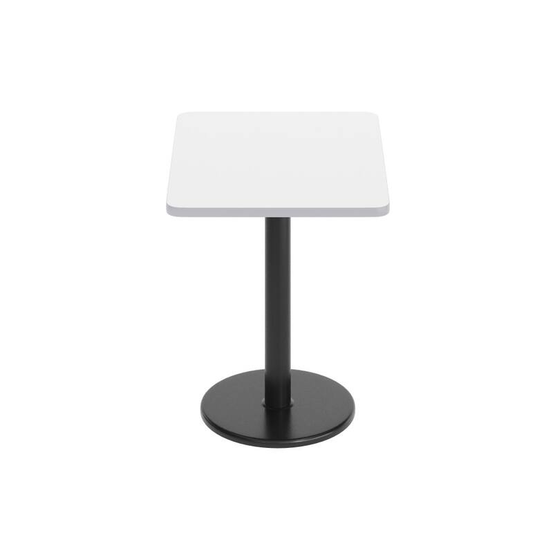 24'' x 30'' Rectangular Laminate Table Top with 18'' Round Table Height Base - 24"W x 30"D x 31.125"H