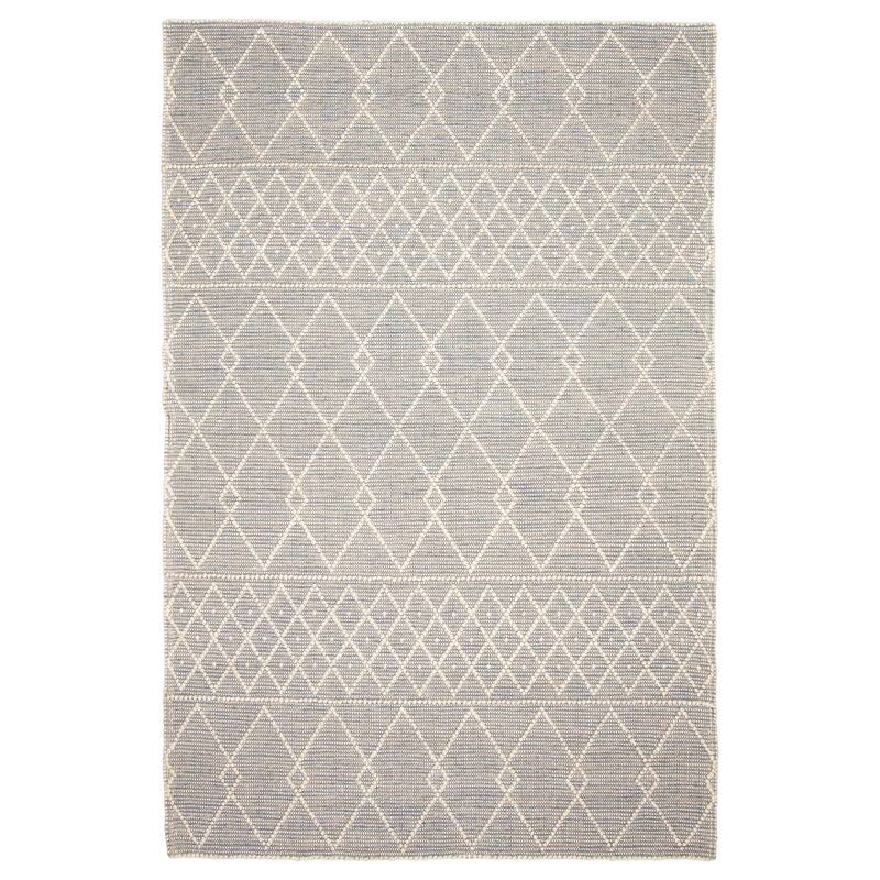 ECARPETGALLERY Braid weave Sienna Grey Wool Rug - 5'11 x 8'11 - Grey - 5'11 x 8'11