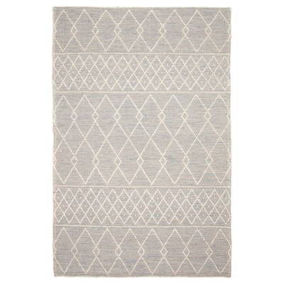 ECARPETGALLERY Braid weave Sienna Grey Wool Rug - 5'11 x 8'11