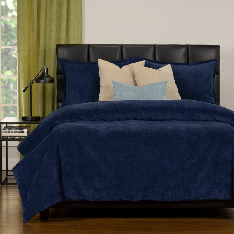 Mixology Padma 7 Piece Duvet Cover and Insert Set - Blue Bell - Full