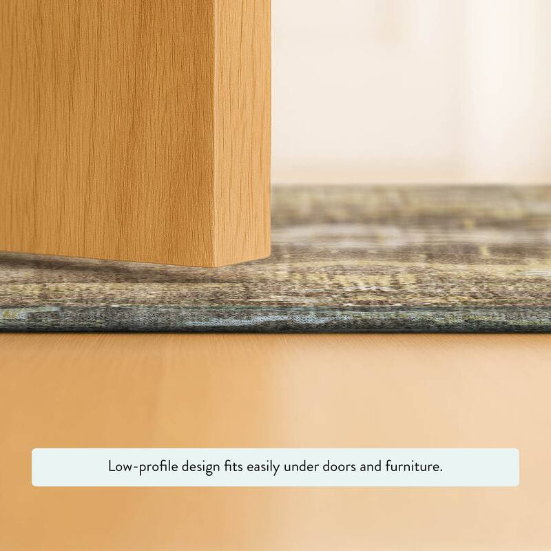 Machine Washable Indoor/ Outdoor Traditional Hudson Chantille Rug