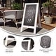 preview thumbnail 145 of 158, Wood A-Frame Magnetic Chalkboard Set-Markers, Stencils, and Magnets