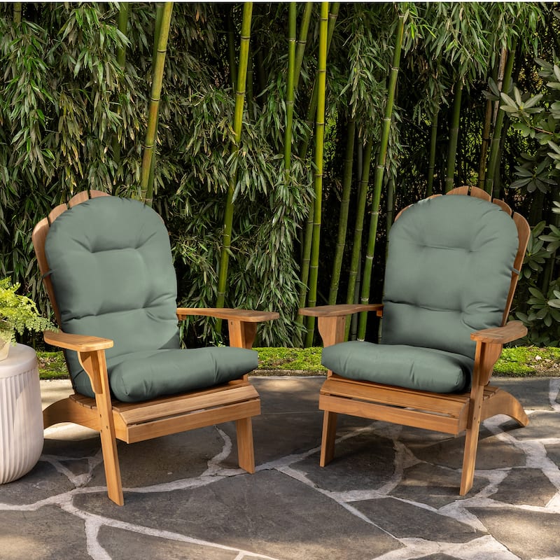 ARDEN earthFIBER Outdoor Adirondack Cushion, 2 Pack, 21.5 x 48
