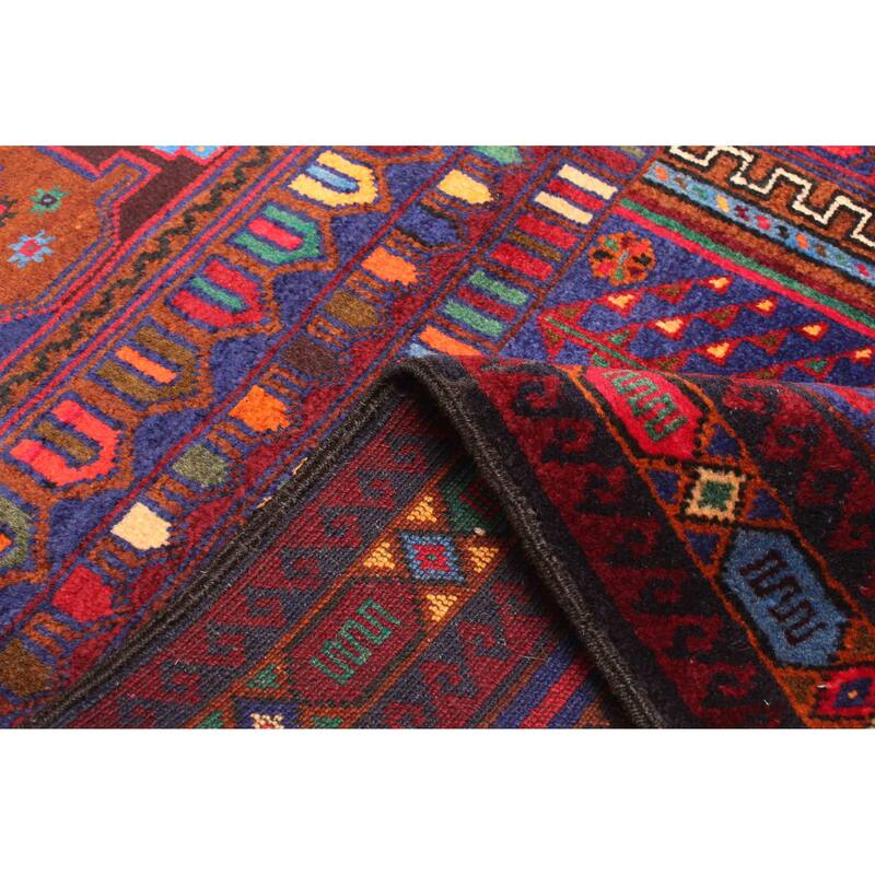 ECARPETGALLERY Hand-knotted Teimani Navy Wool Rug - 2'10 x 4'9